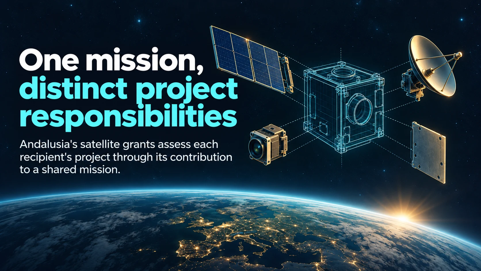 Andalusia's Space Grants Divide Mission Responsibilities