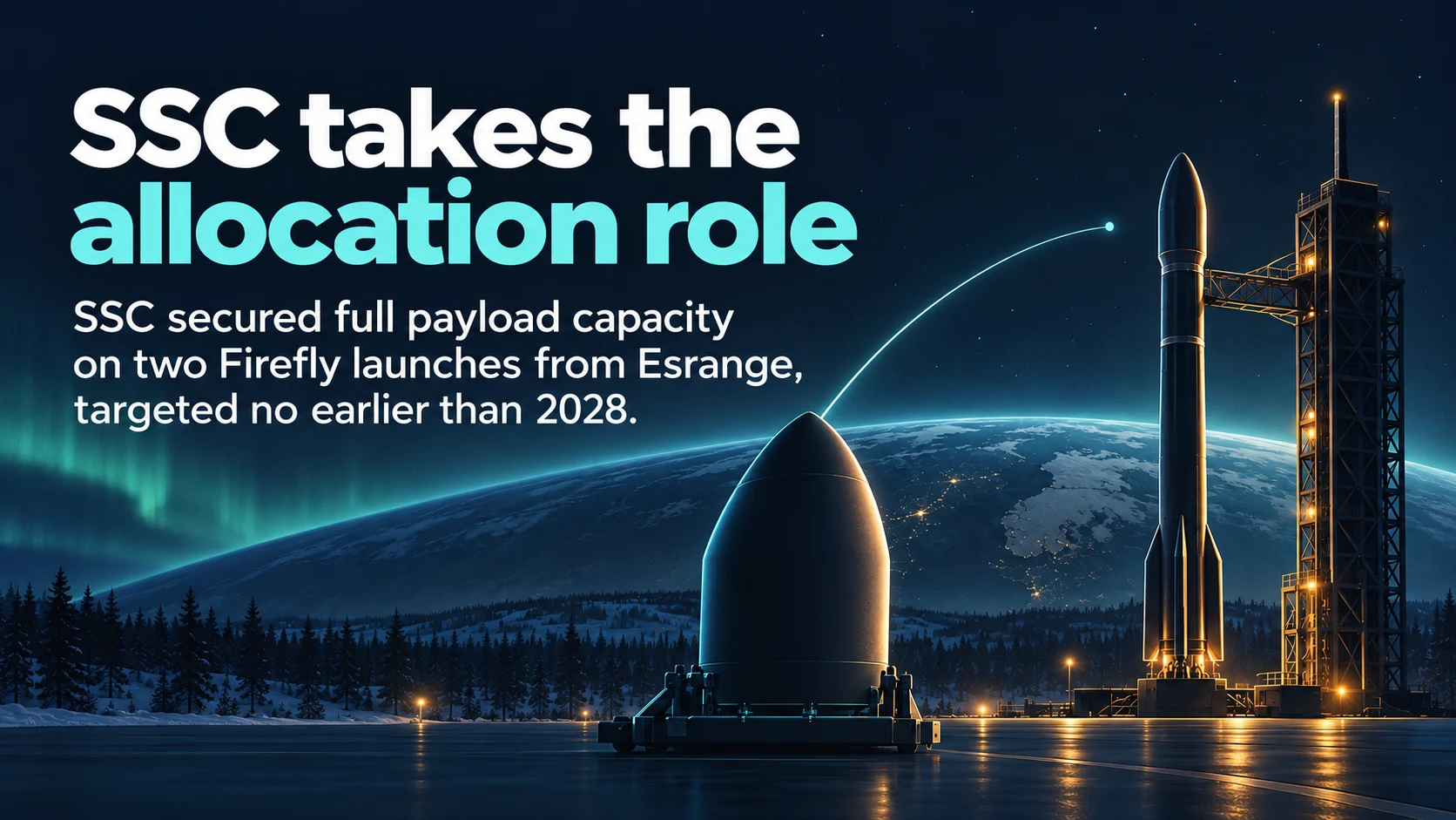 SSC takes the allocation role for two Esrange launches